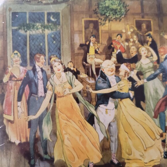 Vintage Tin Box Dulcet Confectionary English Lithograph Ad - Picture 14 of 16